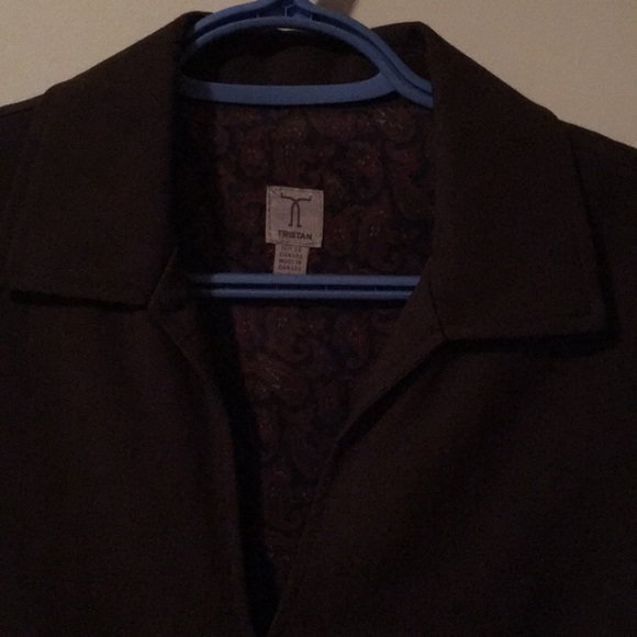 Mini brown dress - lined - Picture 3 of 4